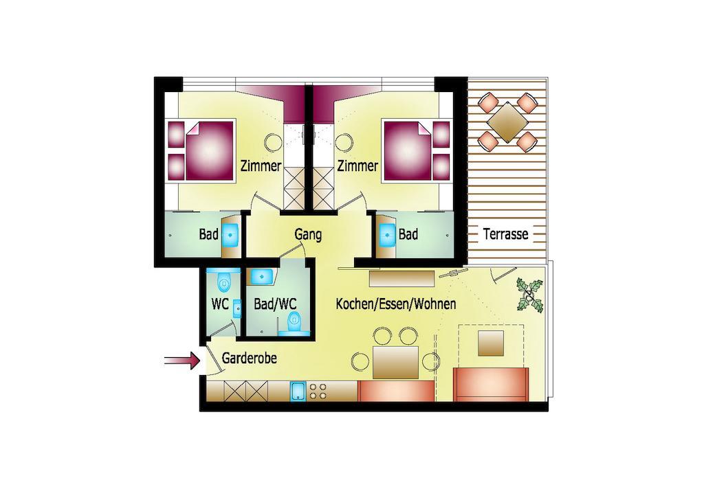 Thurnbach - Top Level Apartments Aschau Im Zillertal Δωμάτιο φωτογραφία